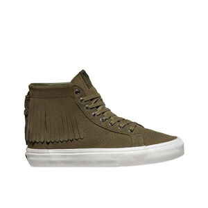 NWT Vans Sk8-hi Moc Genuine Suede Moccasin Fringe Hi Top Shoes Men’s 5.5 / 7